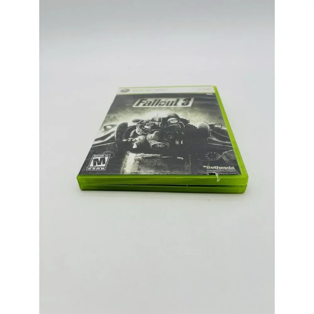 Fallout 3 (Microsoft Xbox 360, 2008) Complete w/ Manual - Tested Working VG Cond